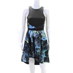 nha khanh Womens Blue Into the Galaxy Dress Blue Size 2 10404042